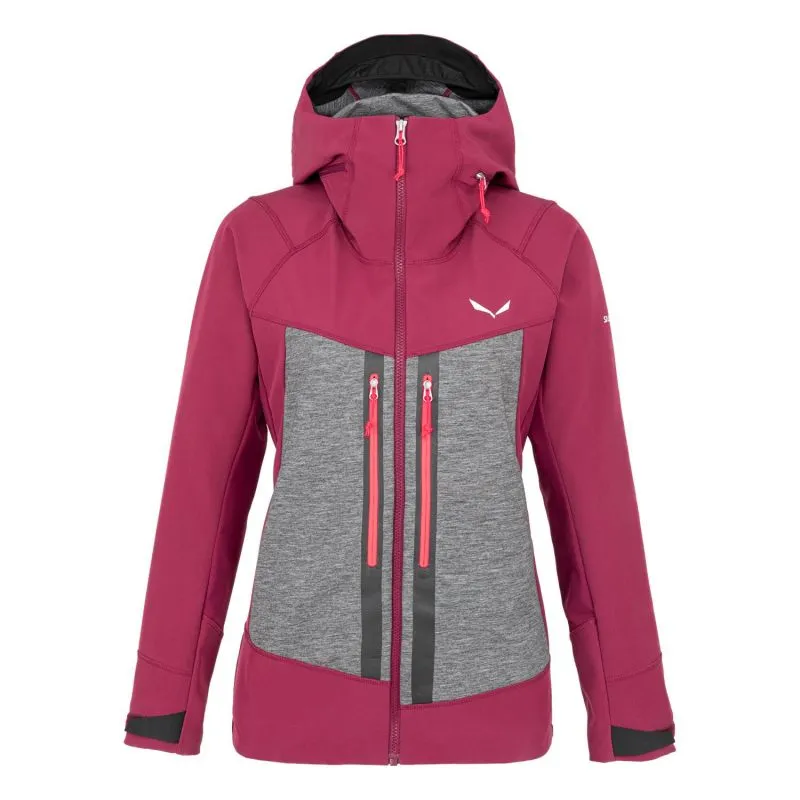 Chaqueta de esquí Salewa Comici Stormwall/Durastrech (Rhodo Red) para mujer