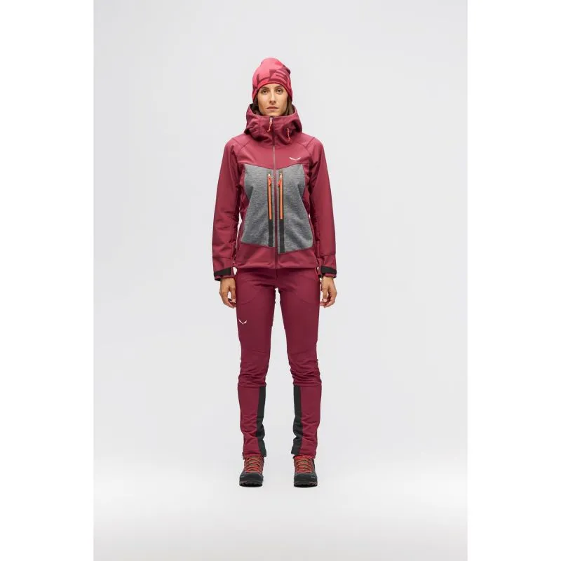 Chaqueta de esquí Salewa Comici Stormwall/Durastrech (Rhodo Red) para mujer