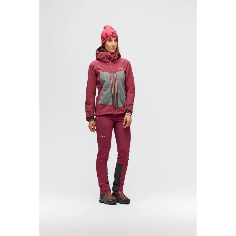 Chaqueta de esquí Salewa Comici Stormwall/Durastrech (Rhodo Red) para mujer