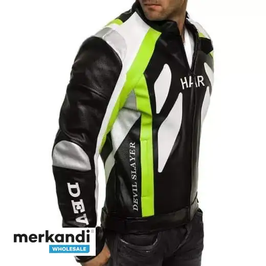 Chaqueta de stock moto chaqueta moto forro eco cuero zalando