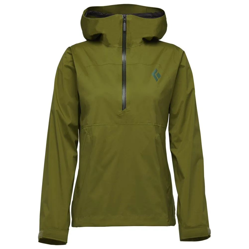 Chaqueta de trekking Black Diamond W Stormline Stretch Camp Green