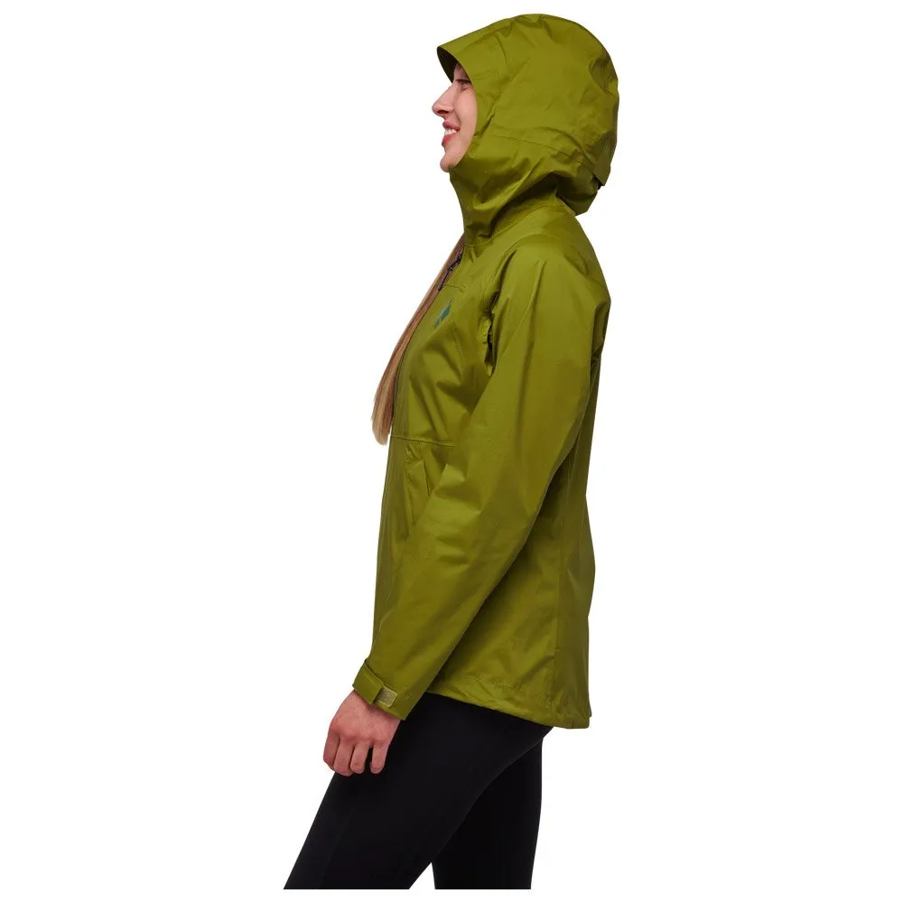Chaqueta de trekking Black Diamond W Stormline Stretch Camp Green