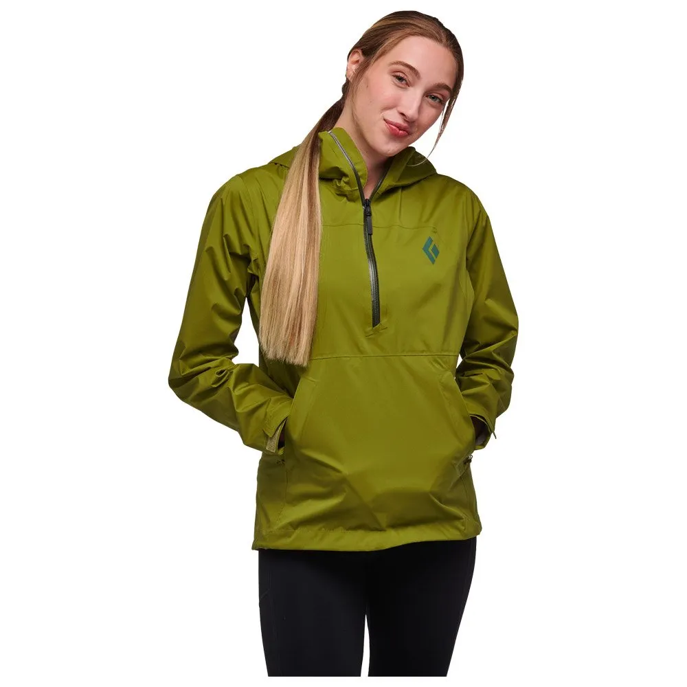 Chaqueta de trekking Black Diamond W Stormline Stretch Camp Green
