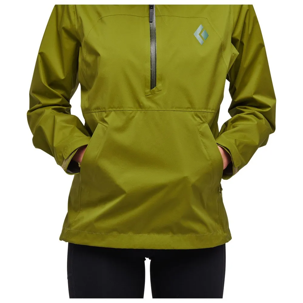 Chaqueta de trekking Black Diamond W Stormline Stretch Camp Green