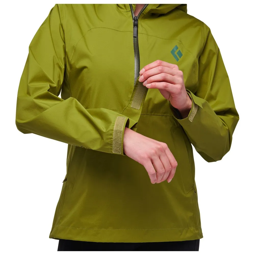 Chaqueta de trekking Black Diamond W Stormline Stretch Camp Green