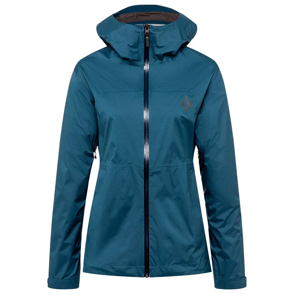 Chaqueta de trekking Black Diamond W Stormline Stretch Rain Shell Ink Blue