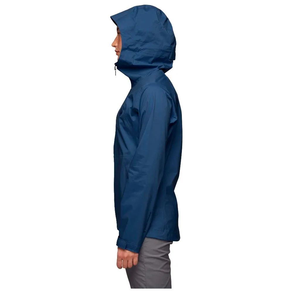 Chaqueta de trekking Black Diamond W Stormline Stretch Rain Shell Ink Blue