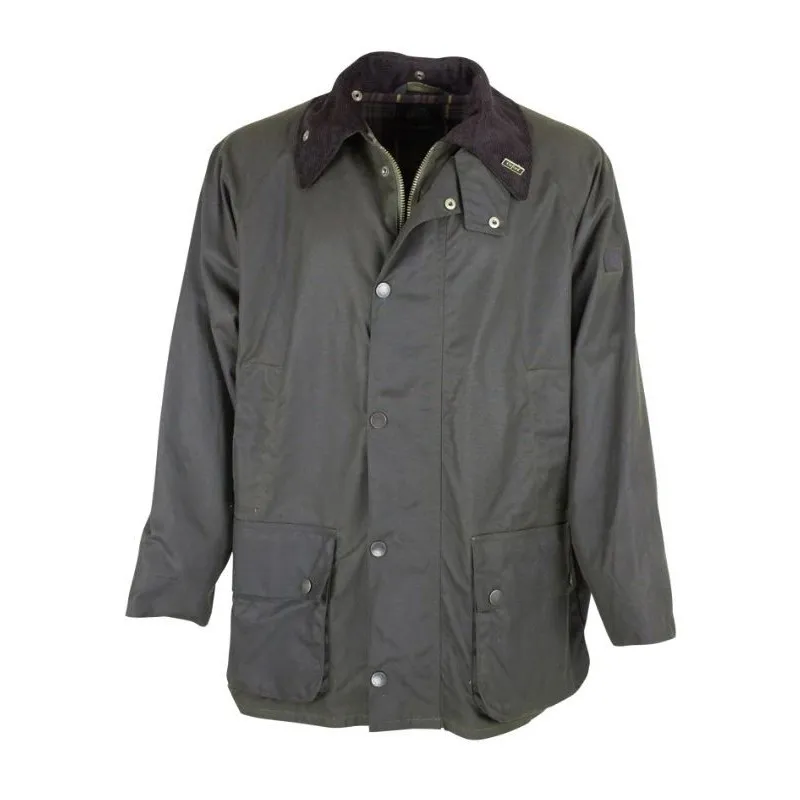 Chaqueta encerada Oxford Blue Gamekeeper Green