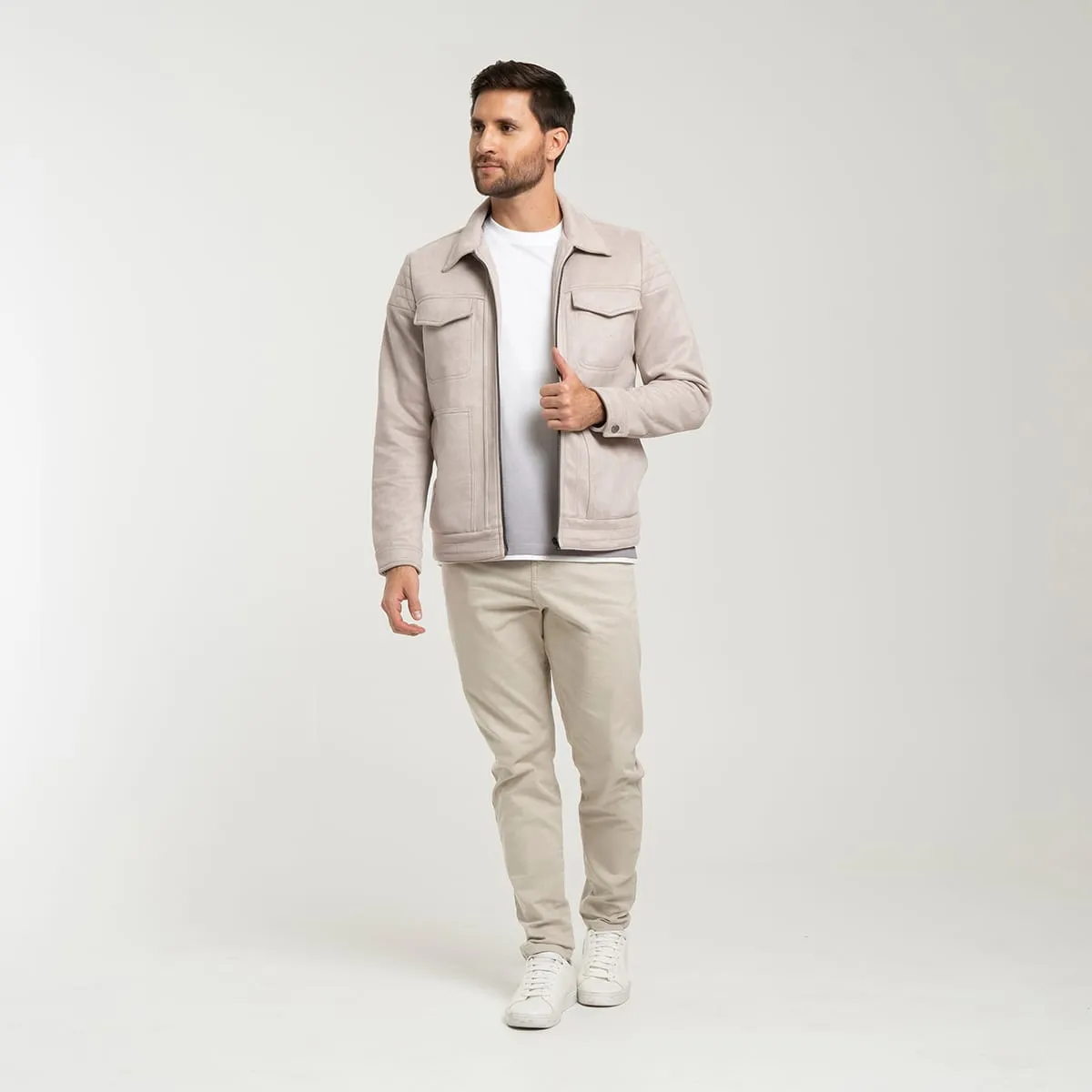 Chaqueta Gamuza Regular Summit
