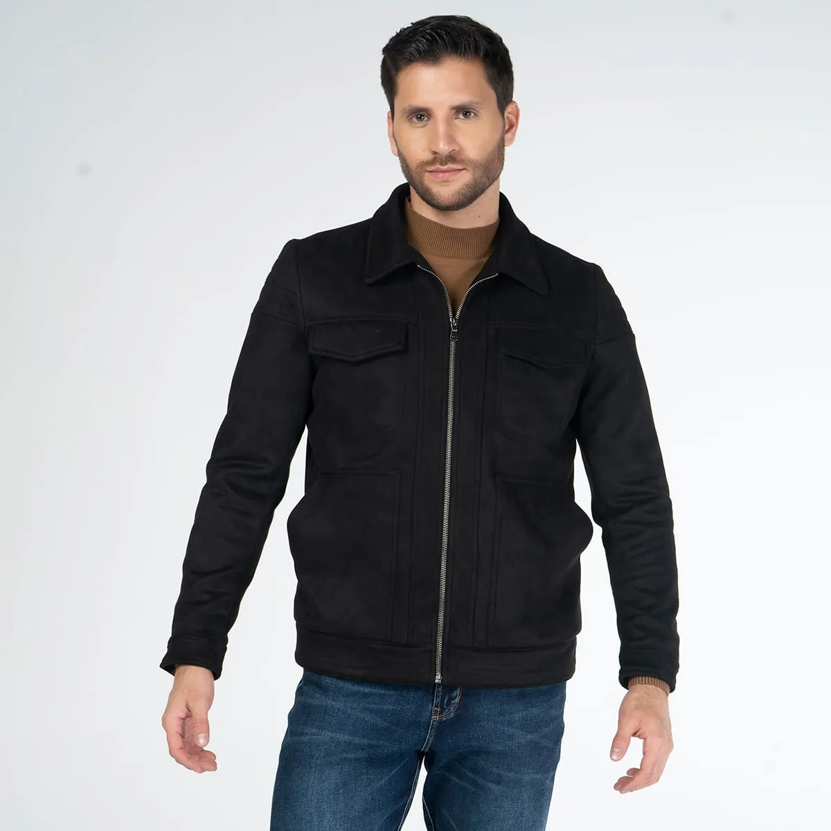Chaqueta Gamuza Regular Summit
