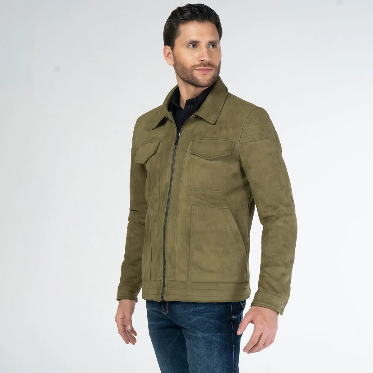 Chaqueta Gamuza Regular Summit