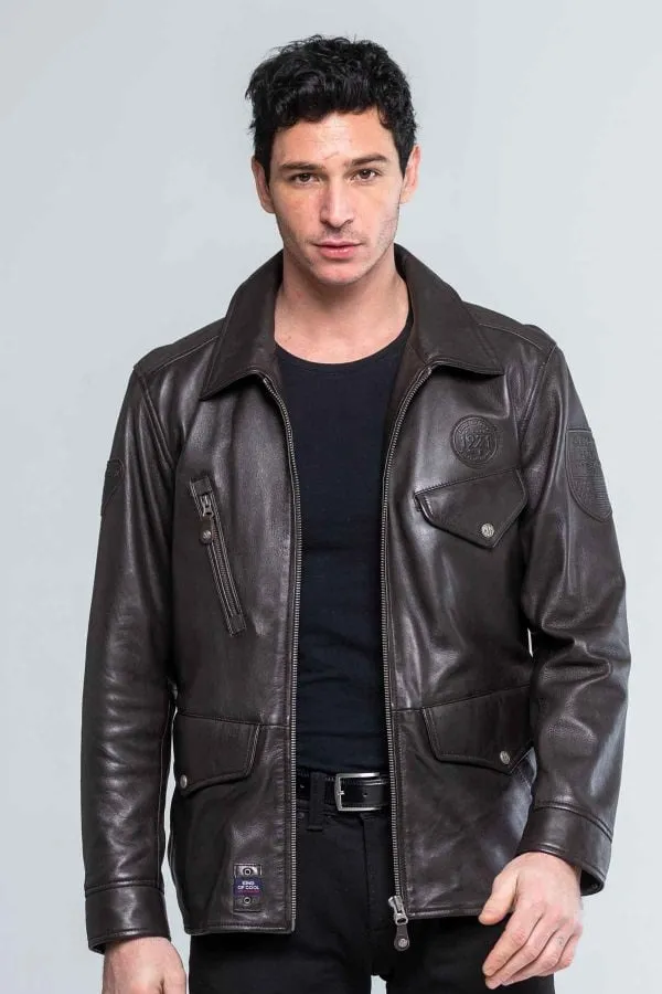 Chaqueta Hombre Steve Mcqueen Sedwick3 Dark Brown