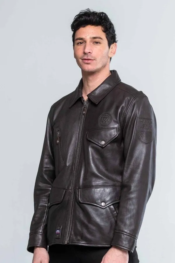 Chaqueta Hombre Steve Mcqueen Sedwick3 Dark Brown