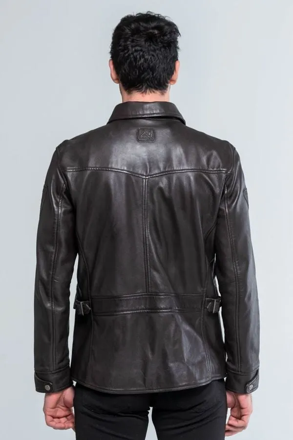 Chaqueta Hombre Steve Mcqueen Sedwick3 Dark Brown