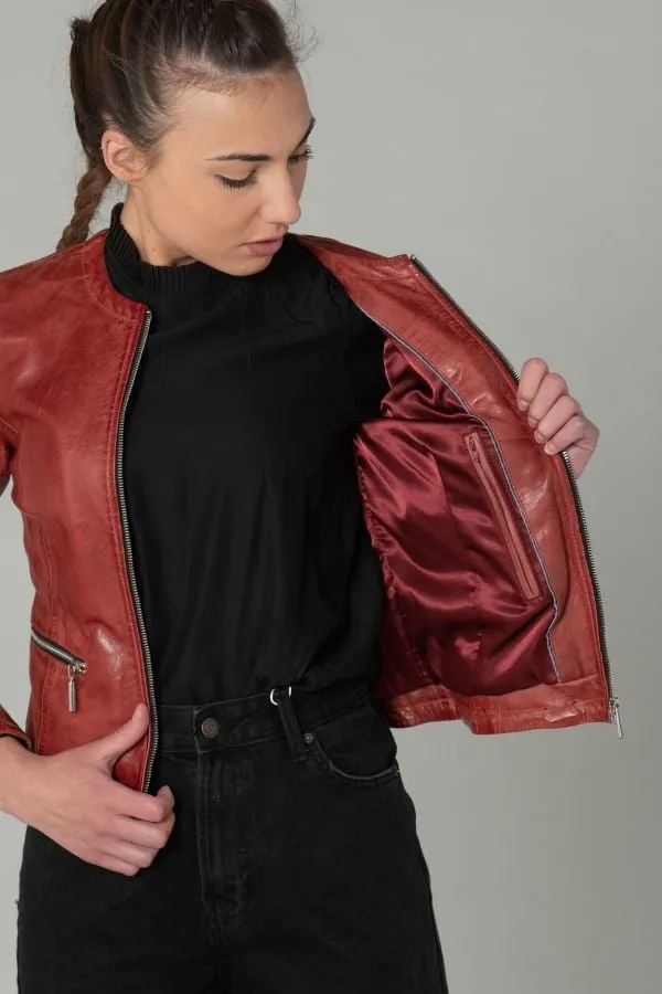 Chaqueta Mujeres Rose Garden Ethel Lamb Ruby Rose Wood