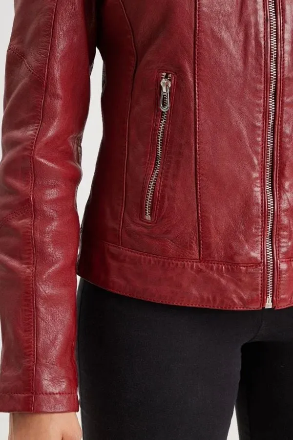 Chaqueta Mujeres Rose Garden Jodyta Lamb Vita Red Chili