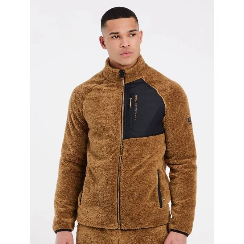 Chaqueta polar para hombre Protest Ramond (marrón arena)