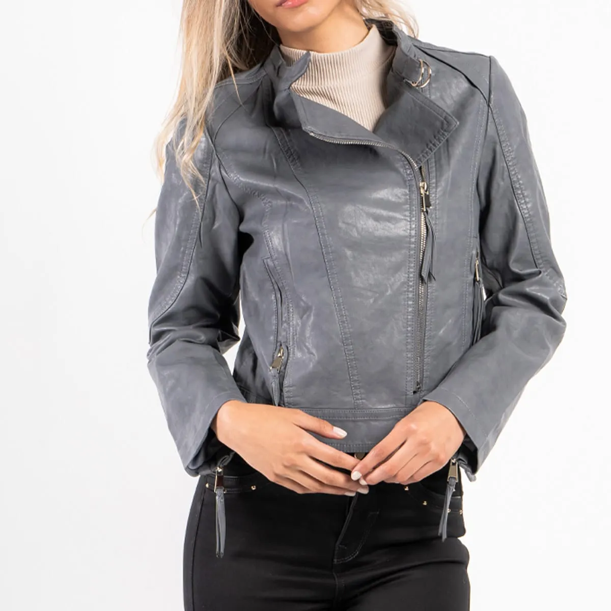 Chaqueta Sintetica Biker Paula