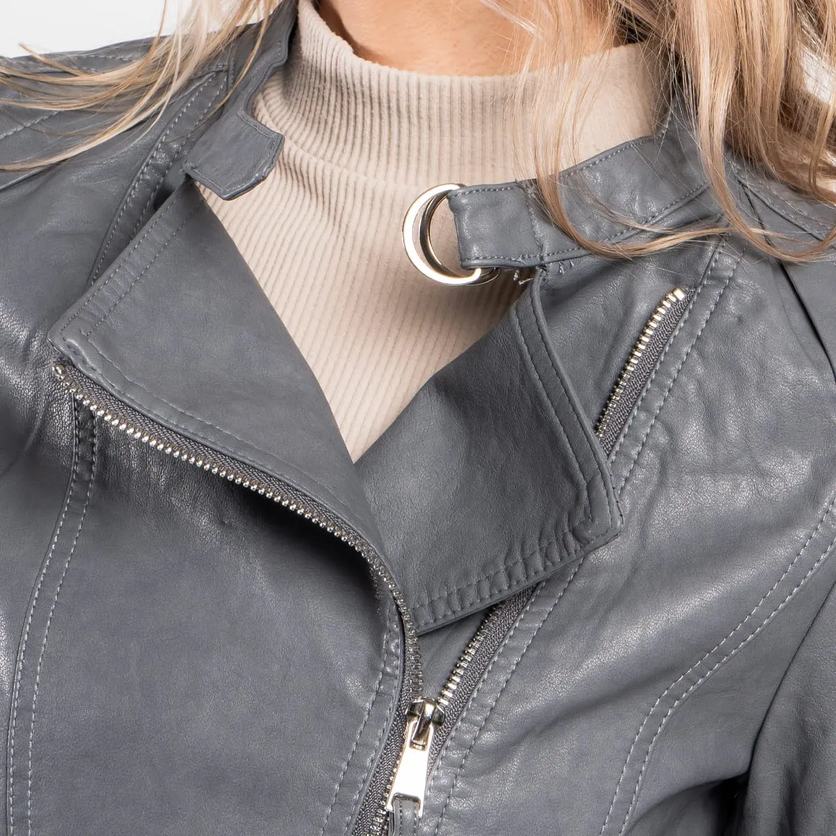 Chaqueta Sintetica Biker Paula