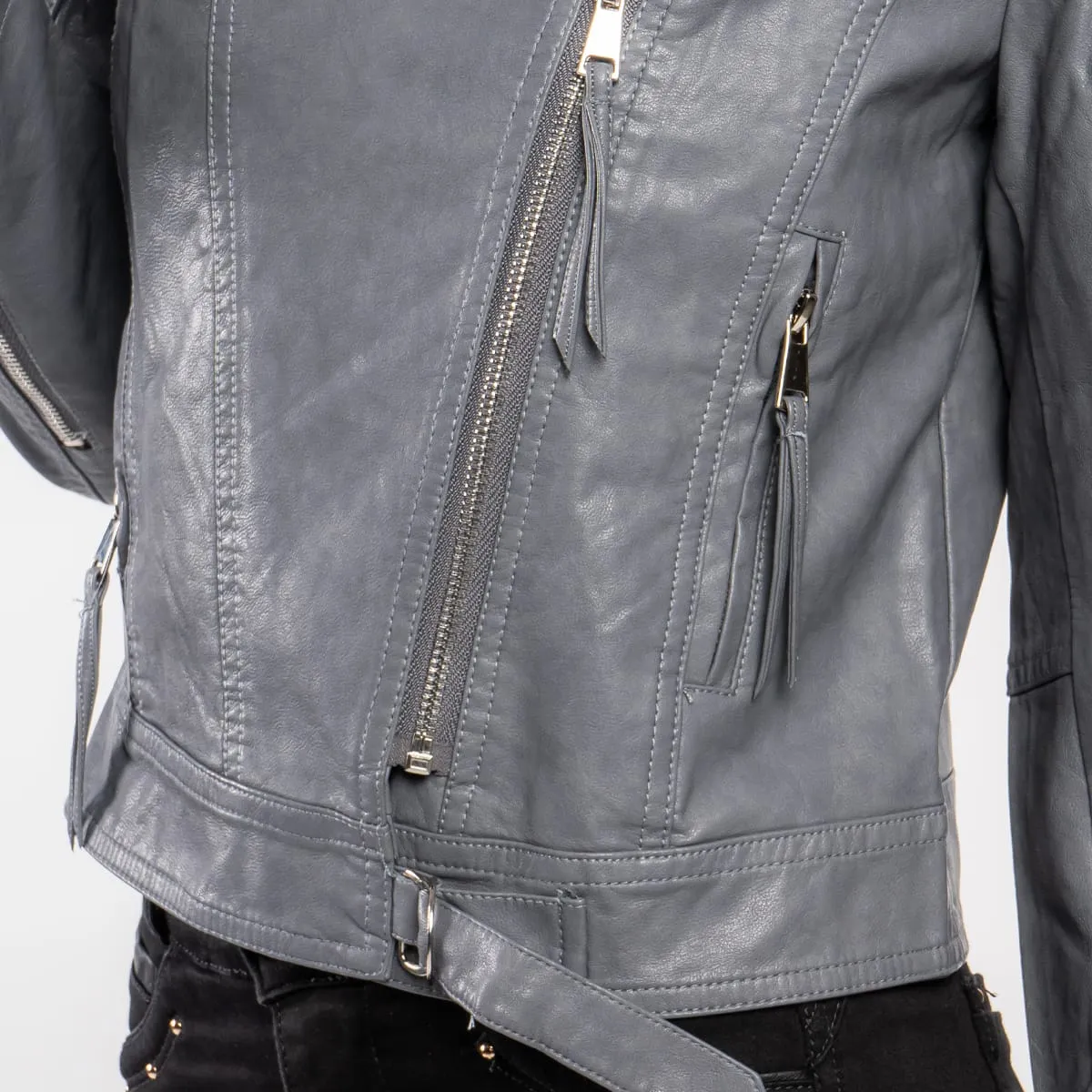 Chaqueta Sintetica Biker Paula