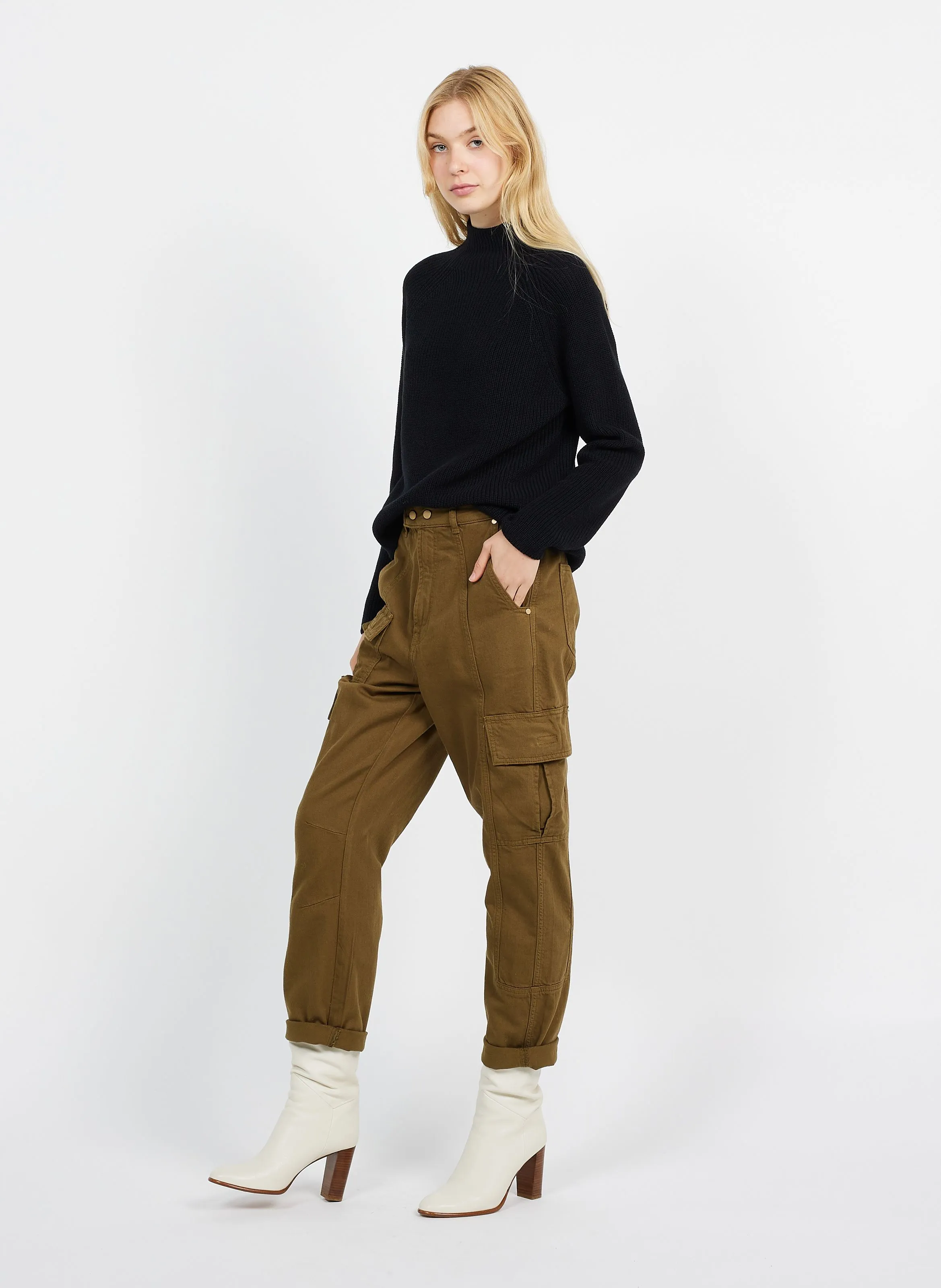 CLEARLY  PANTALóN CARGO DE ALGODóN EN MARRON