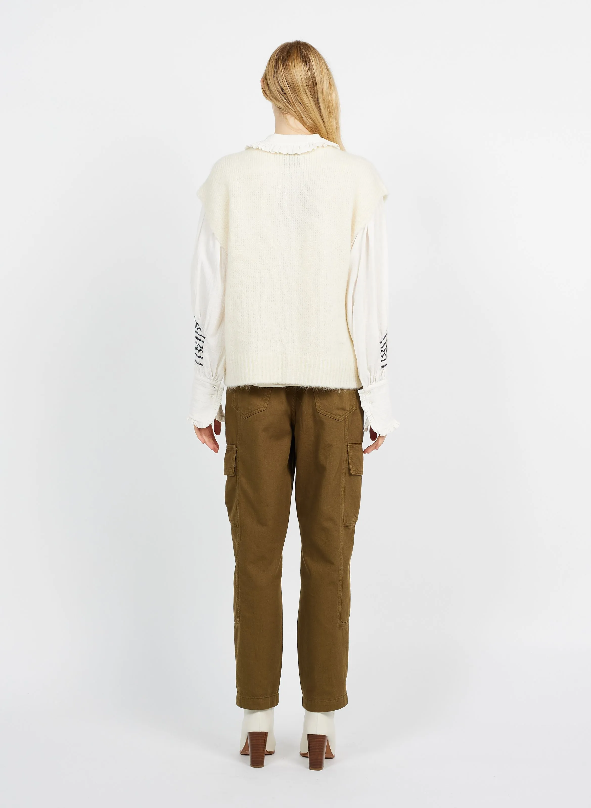 CLEARLY  PANTALóN CARGO DE ALGODóN EN MARRON