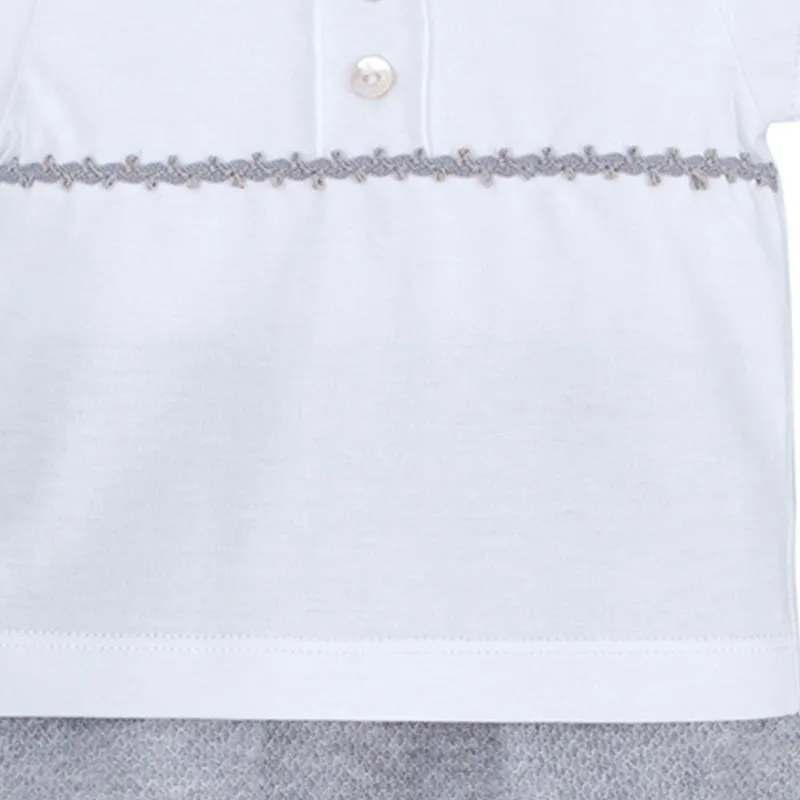 Conjunto bombacho gris bebé