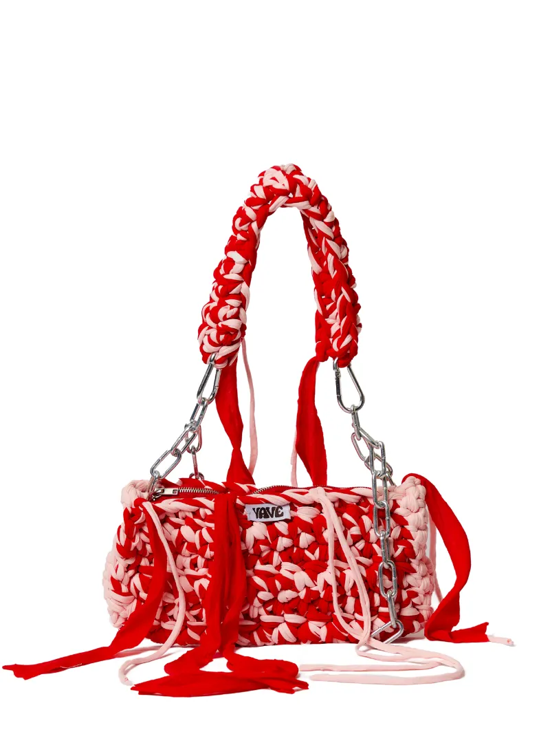 Copenhague bag rosa y rojo