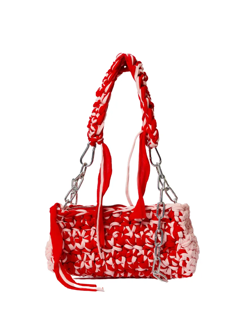 Copenhague bag rosa y rojo