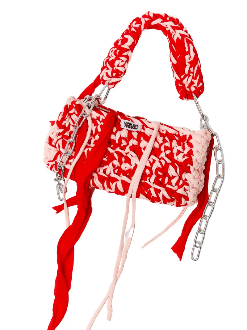 Copenhague bag rosa y rojo