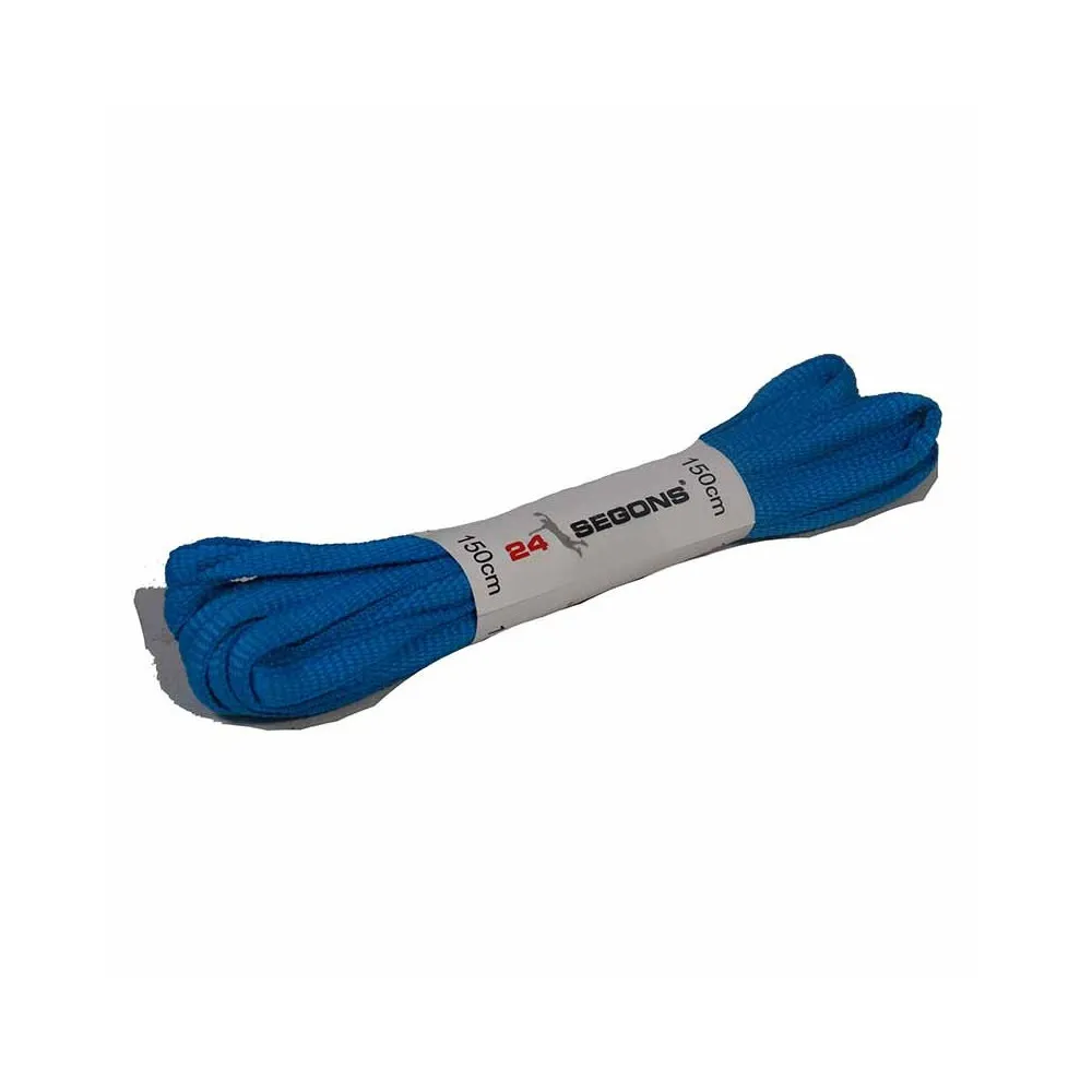 Cordones Ovalados Azul 150 cm
