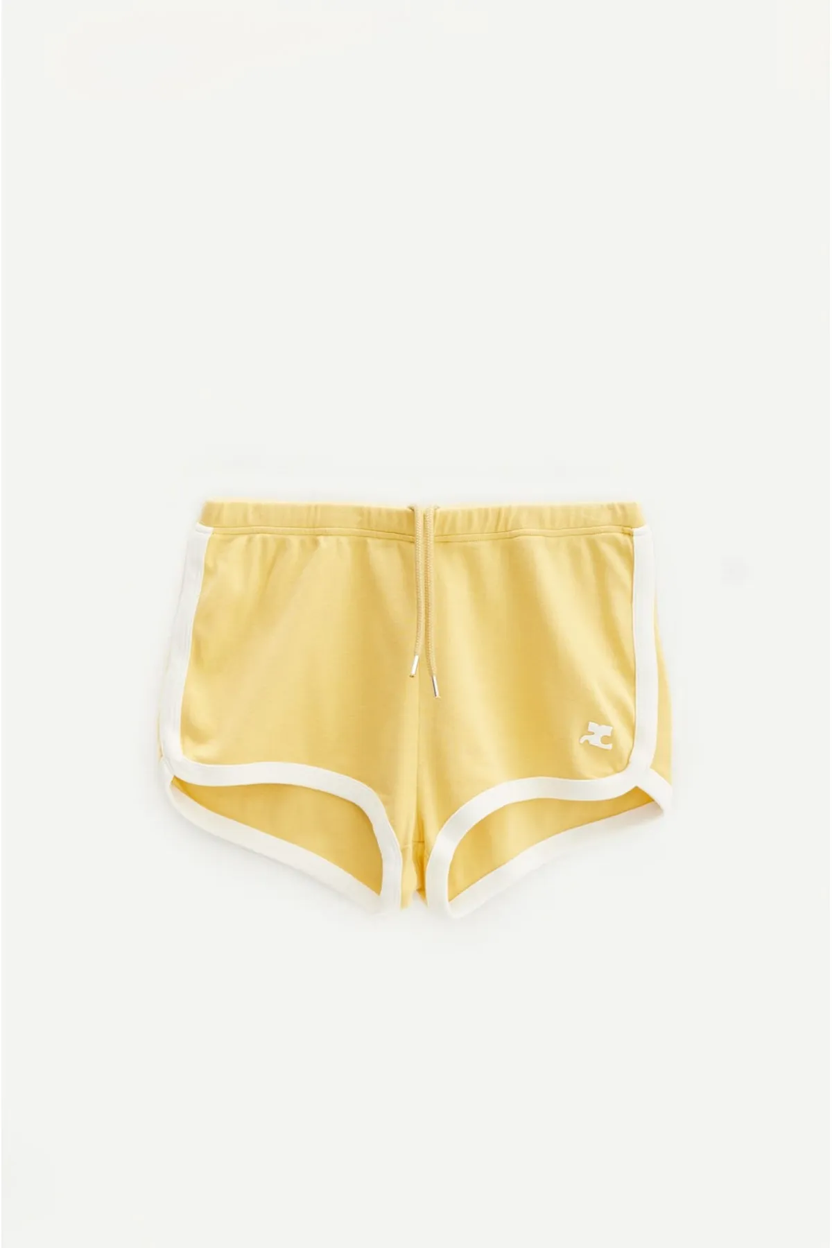 COURREGES POLLEN CONTRAST MINI SHORT