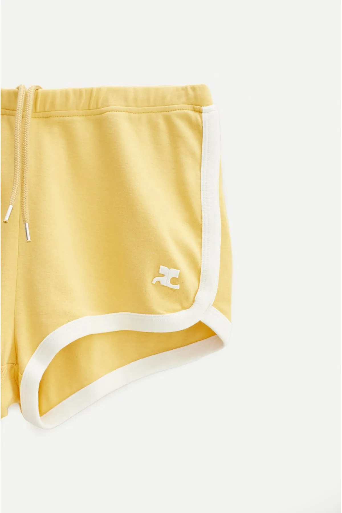COURREGES POLLEN CONTRAST MINI SHORT