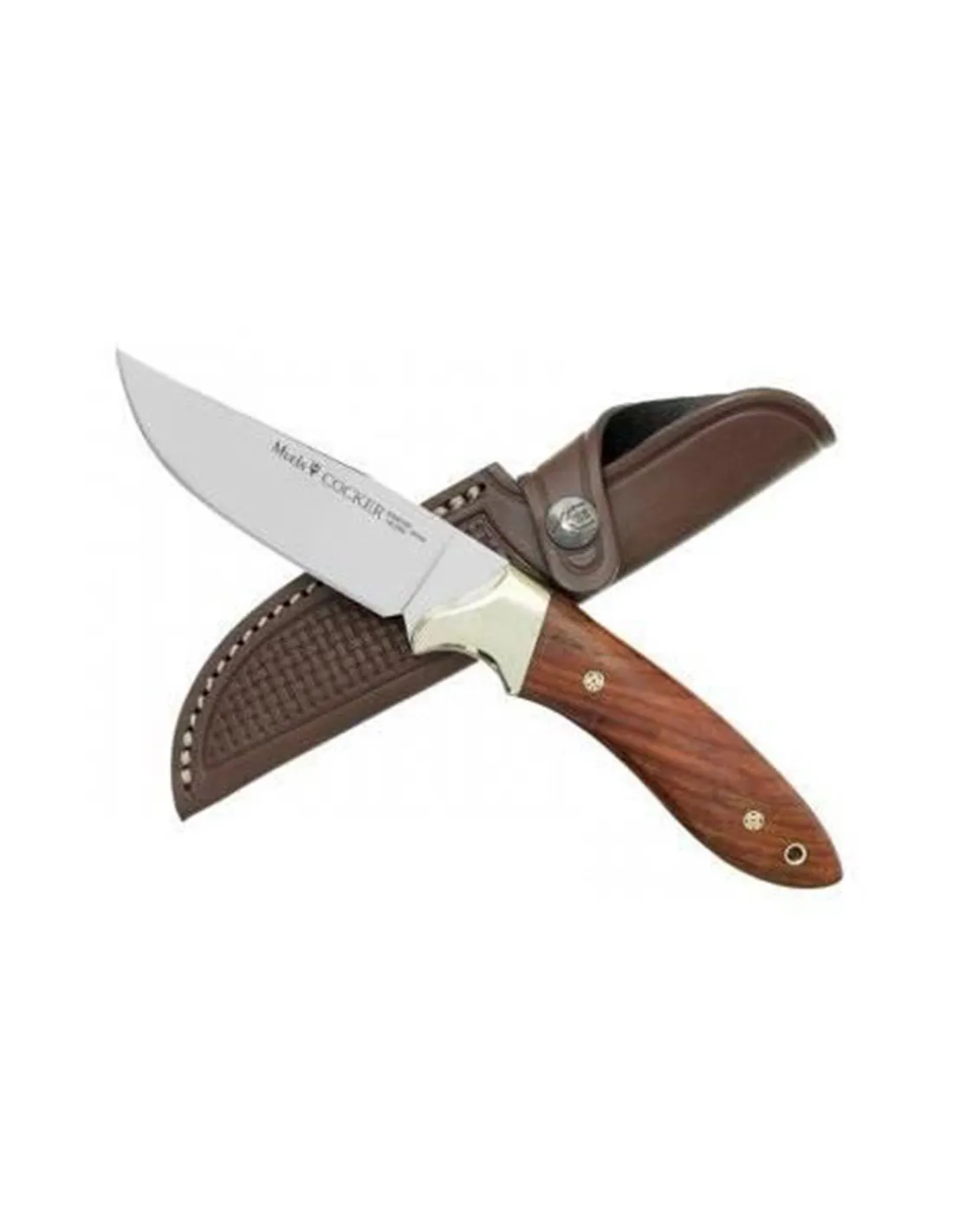 Cuchillo caza Cocker, hoja en acero Samdvol