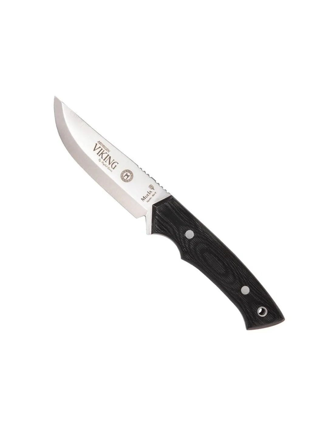 Cuchillo Muela Viking micarta con pedernal