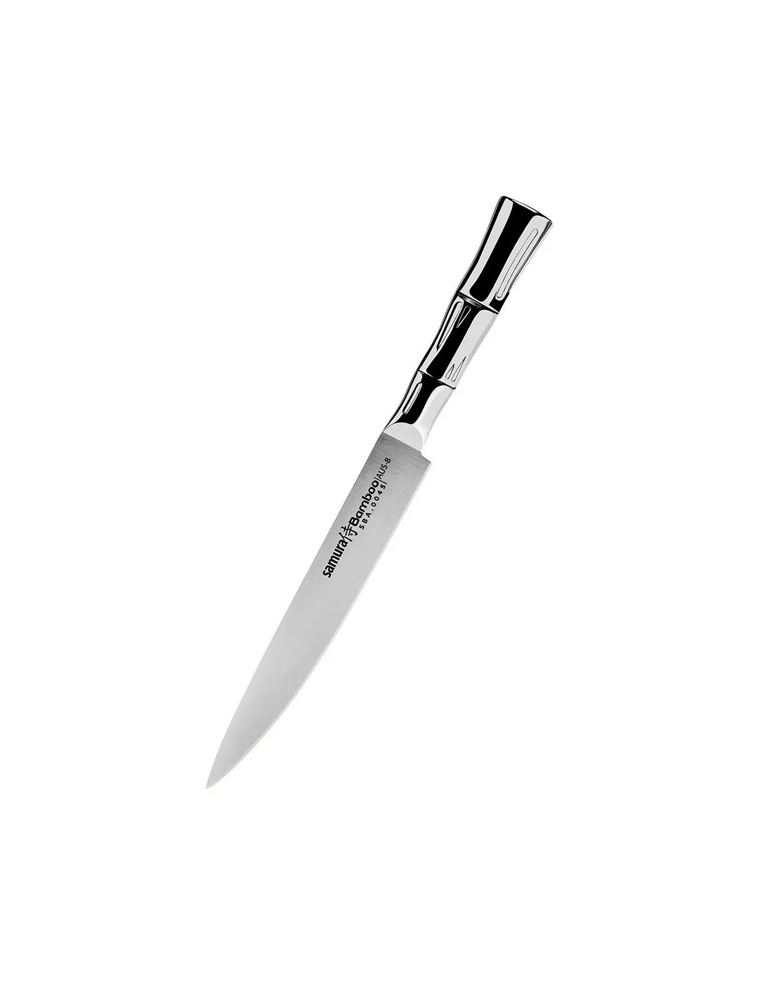 Cuchillo Samura Bamboo modelo Rebanador, hoja 194 mm.