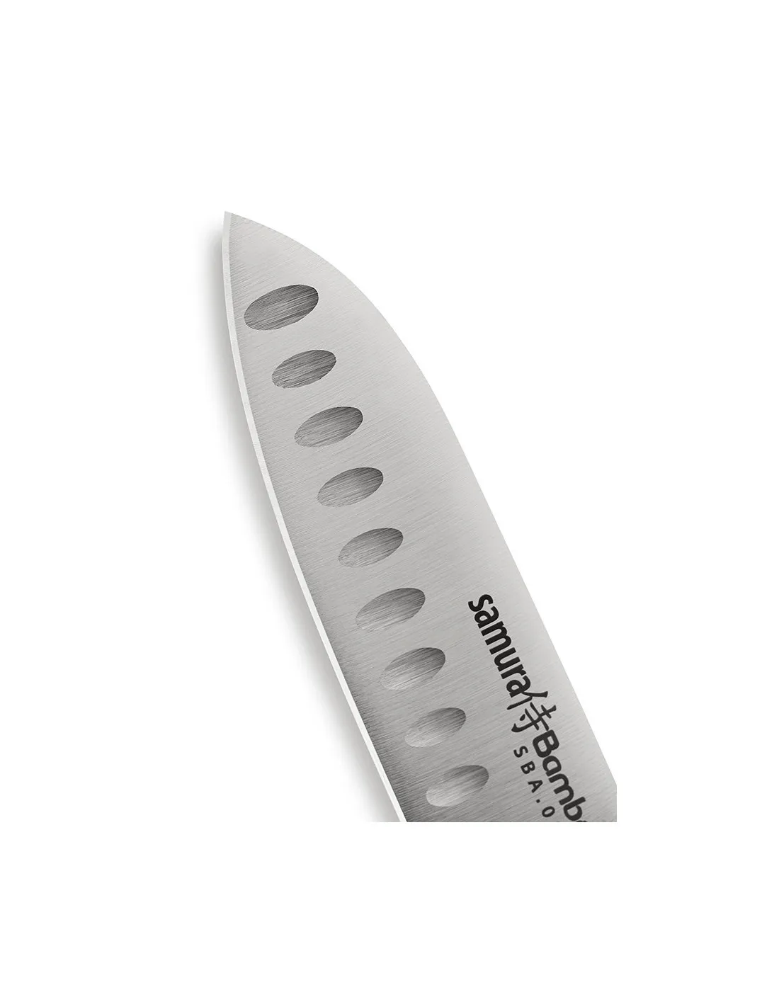 Cuchillo Samura Shadow modelo Small Santoku, hoja 137 mm.