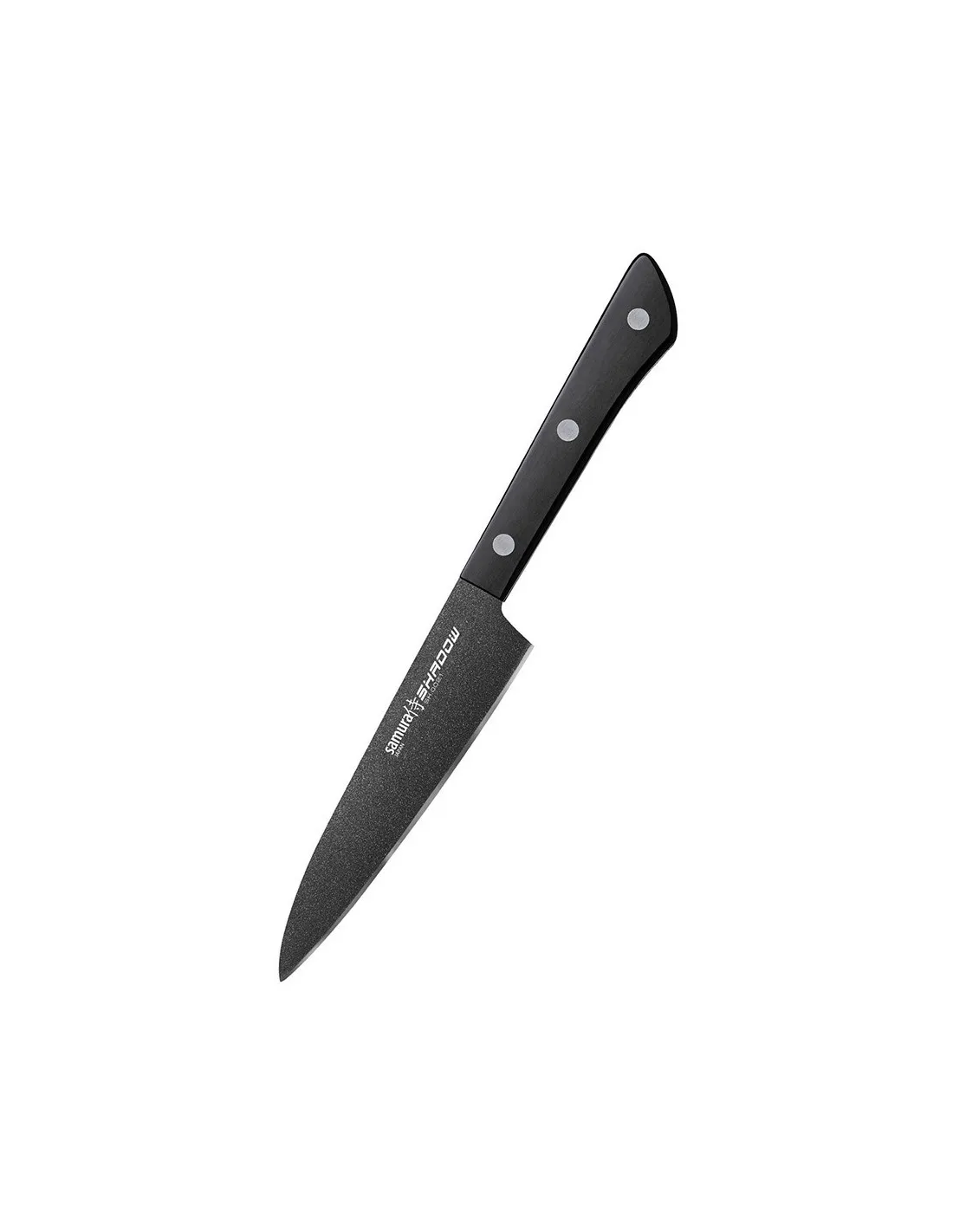 Cuchillo Samura Shadow para Verduras, hoja 120 mm.