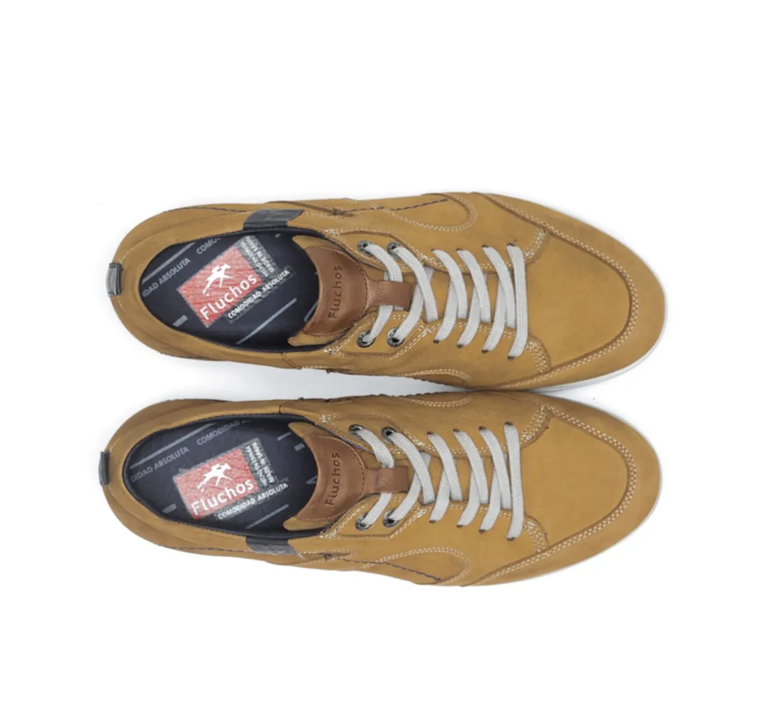 DANIEL 9734 Zapato de Cordones Amarillo