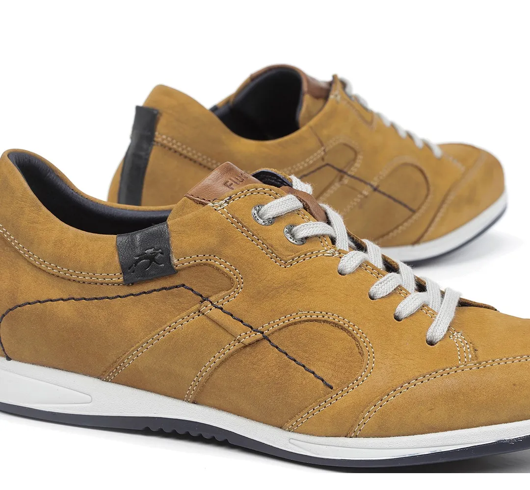 DANIEL 9734 Zapato de Cordones Amarillo