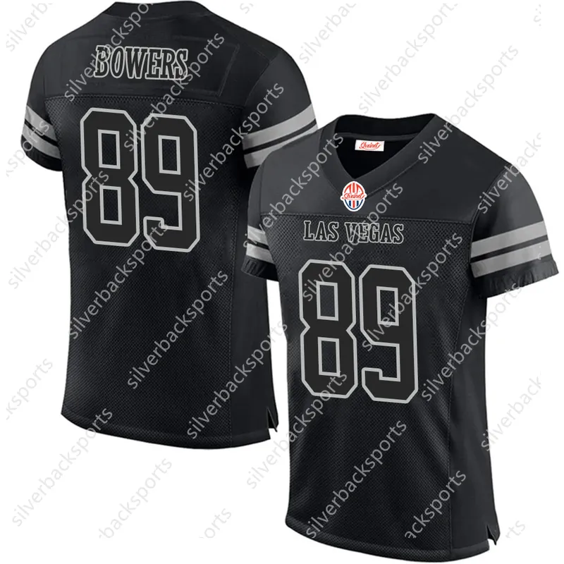 Davante Adams 89 BROCK Bowers Jerseys de fútbol Maxx Crosby Jakobi Meyers Gallup DeLlo Al por mayor para hombres Jóvenes para mu
