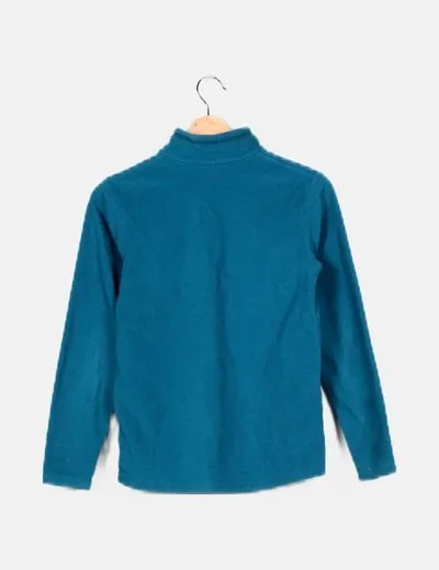 Decathlon Sudadera azul térmica