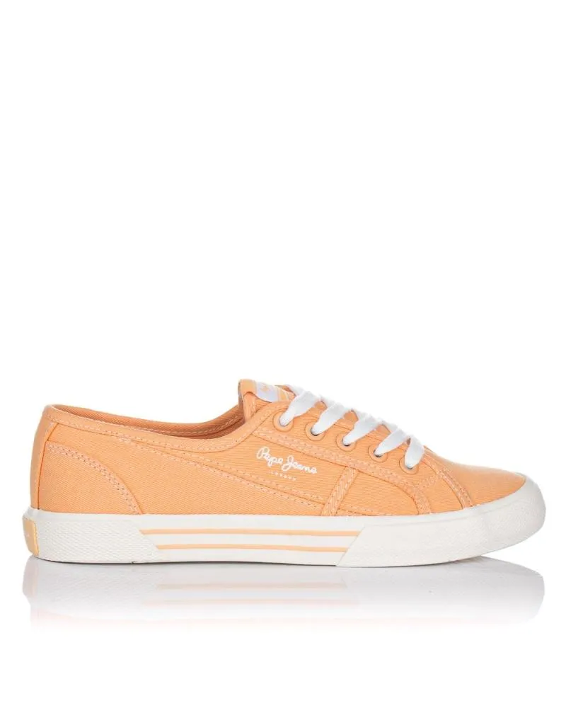 Deportivas de Mujer PEPE JEANS ZAPATILLAS LONA PLS 31287 NARANJA