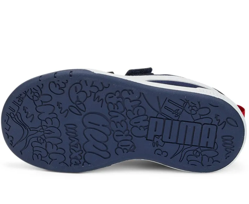Deportivos Puma 380845 piel vegana marino