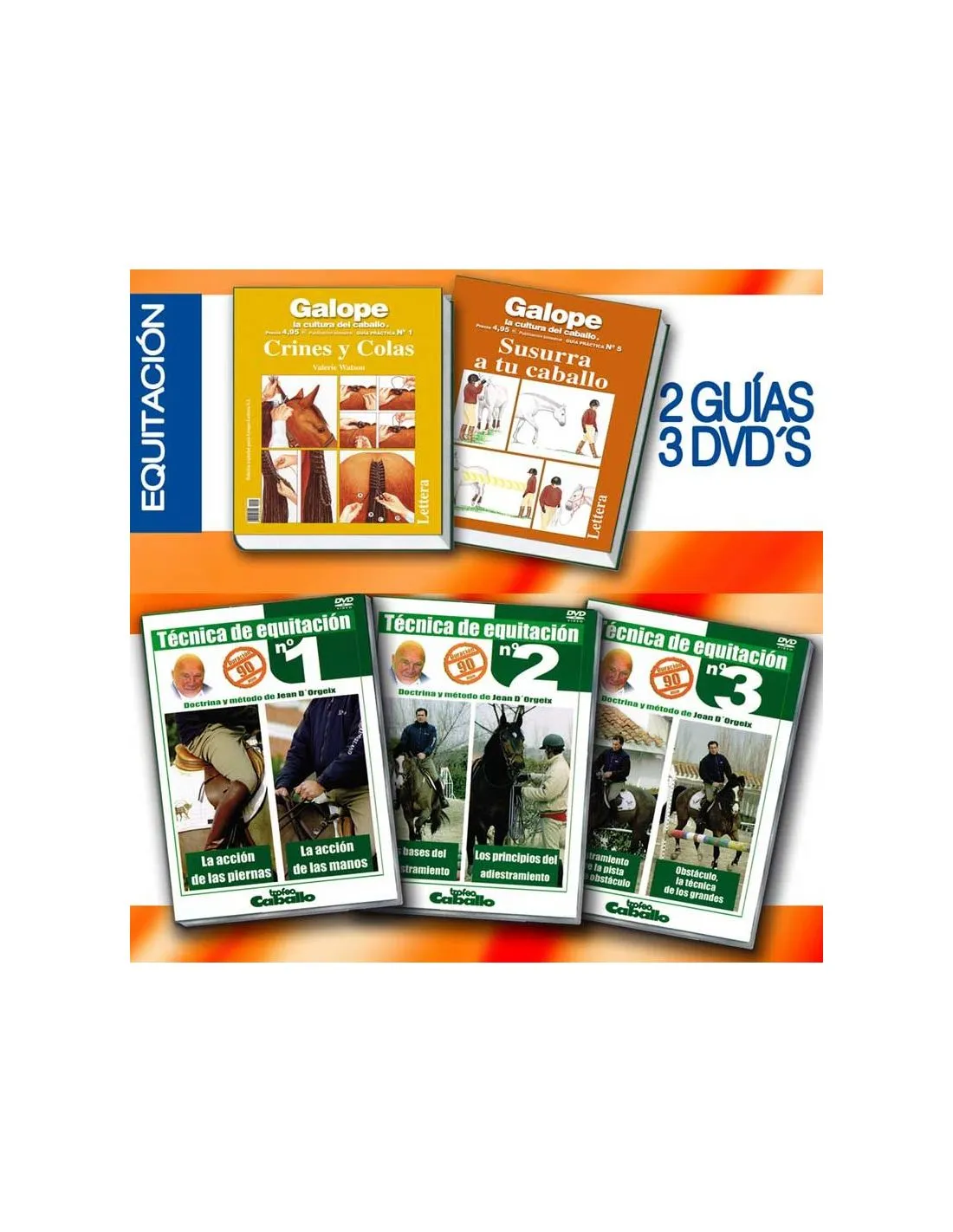 Dvd + Libro Colección Pack: Equitación