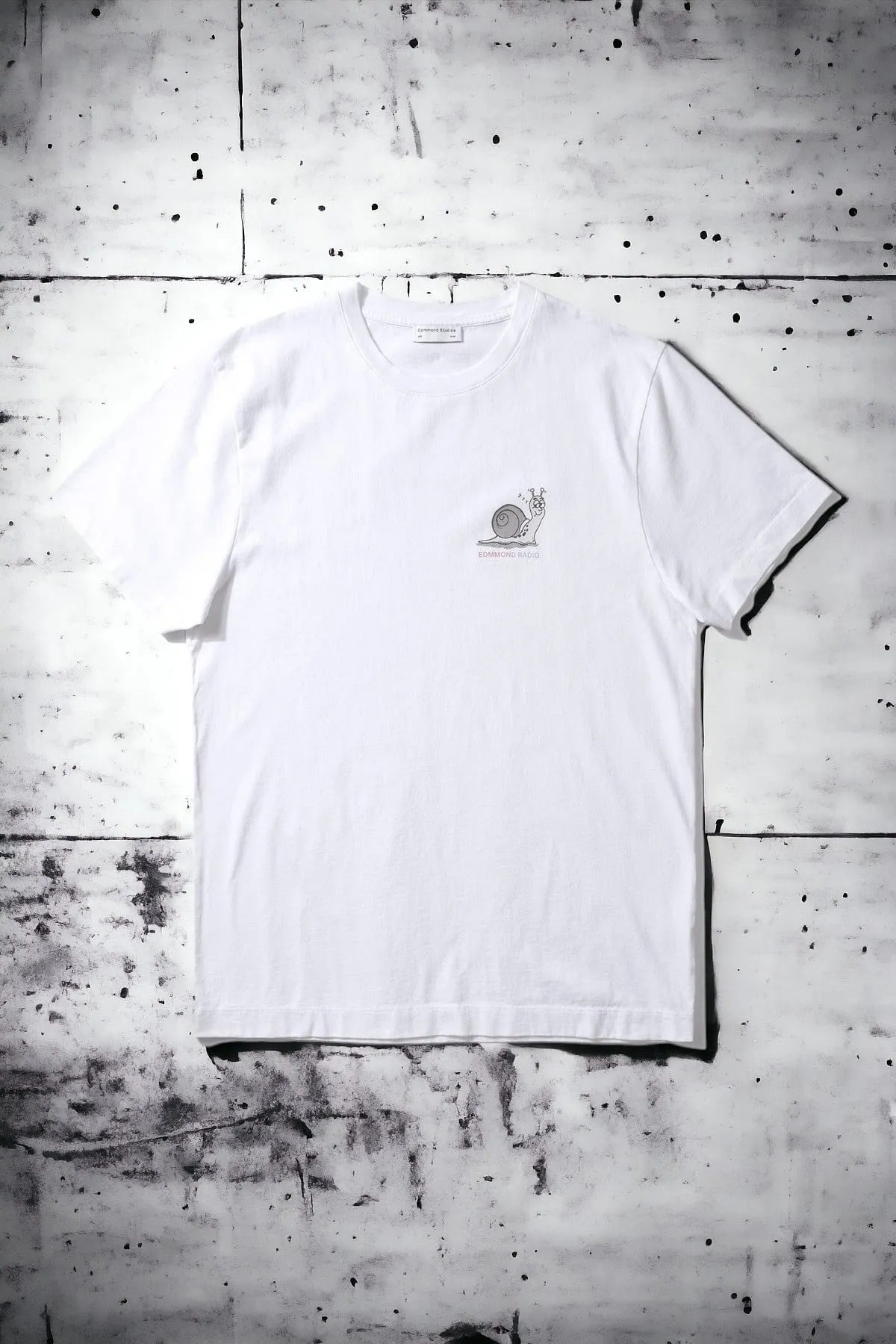 Edmmond – Camiseta Slime plain white
