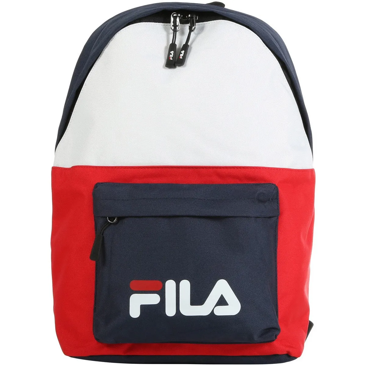 fila mochila scooll two azul iris blancoy rojo