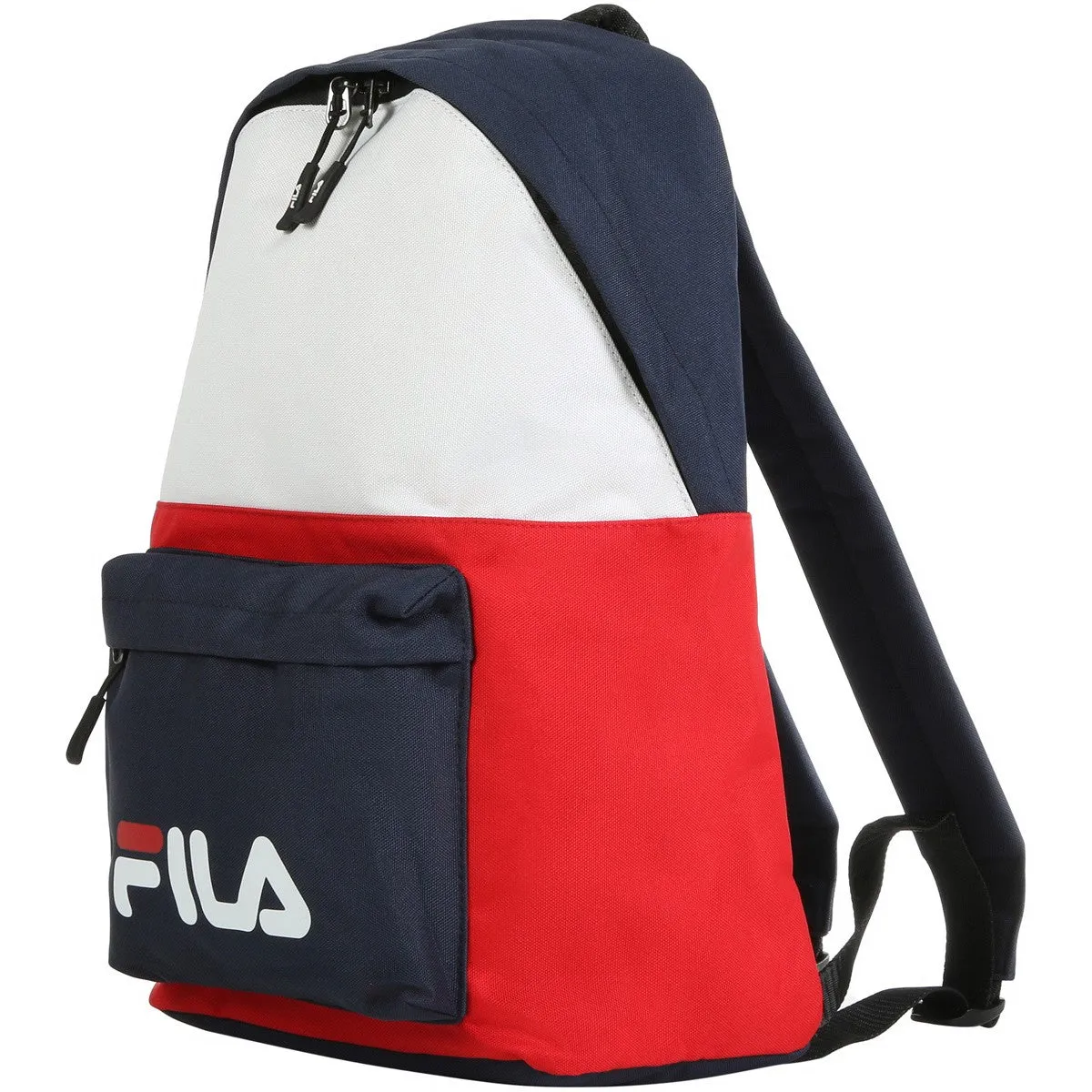 fila mochila scooll two azul iris blancoy rojo