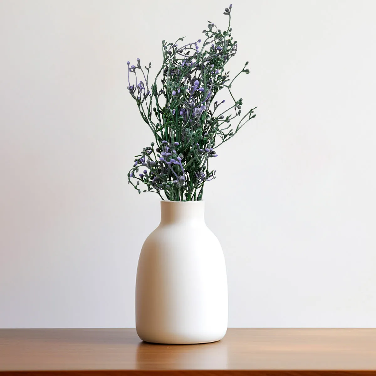 Follaje Artificial 7 Ramas color Morado