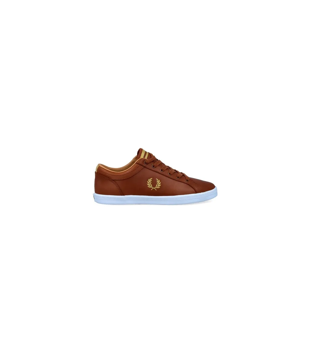 Fred Perry Baseline Leather Hombre